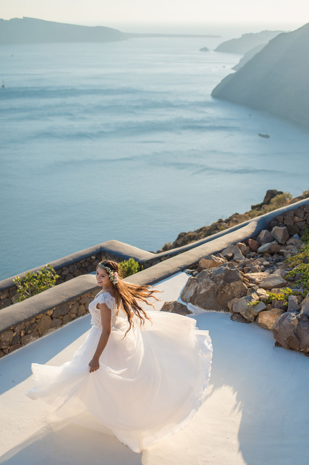 Santorini Wedding Inspiration at Aenaon Villas - StudioPhosart