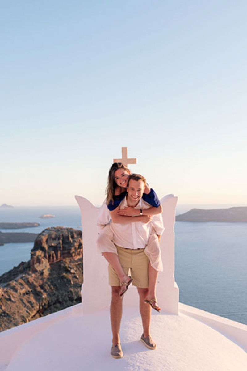 Honeymoon Photography at Imerovigli, Santorini!